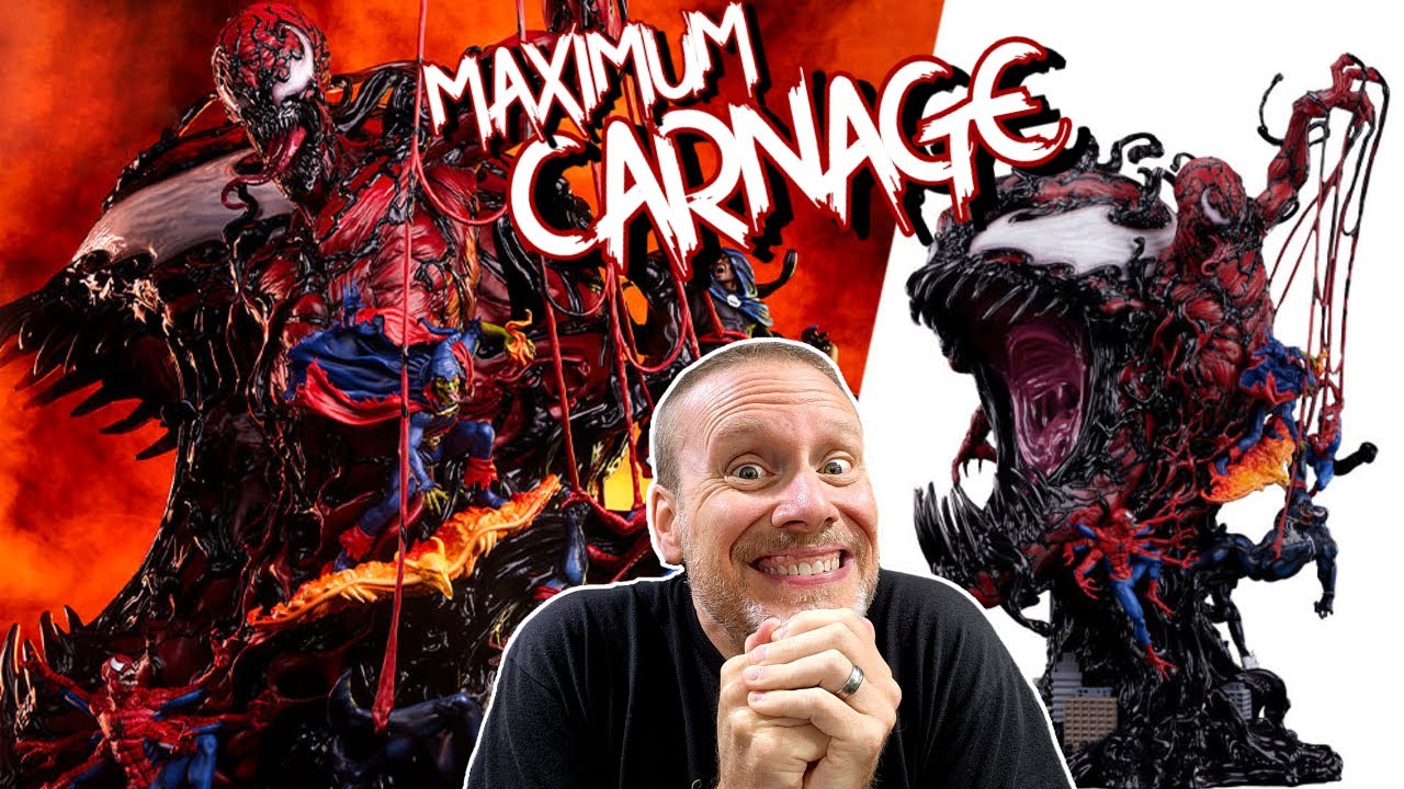 Maximum Carnage Bust PCS Showcase Statue Review!