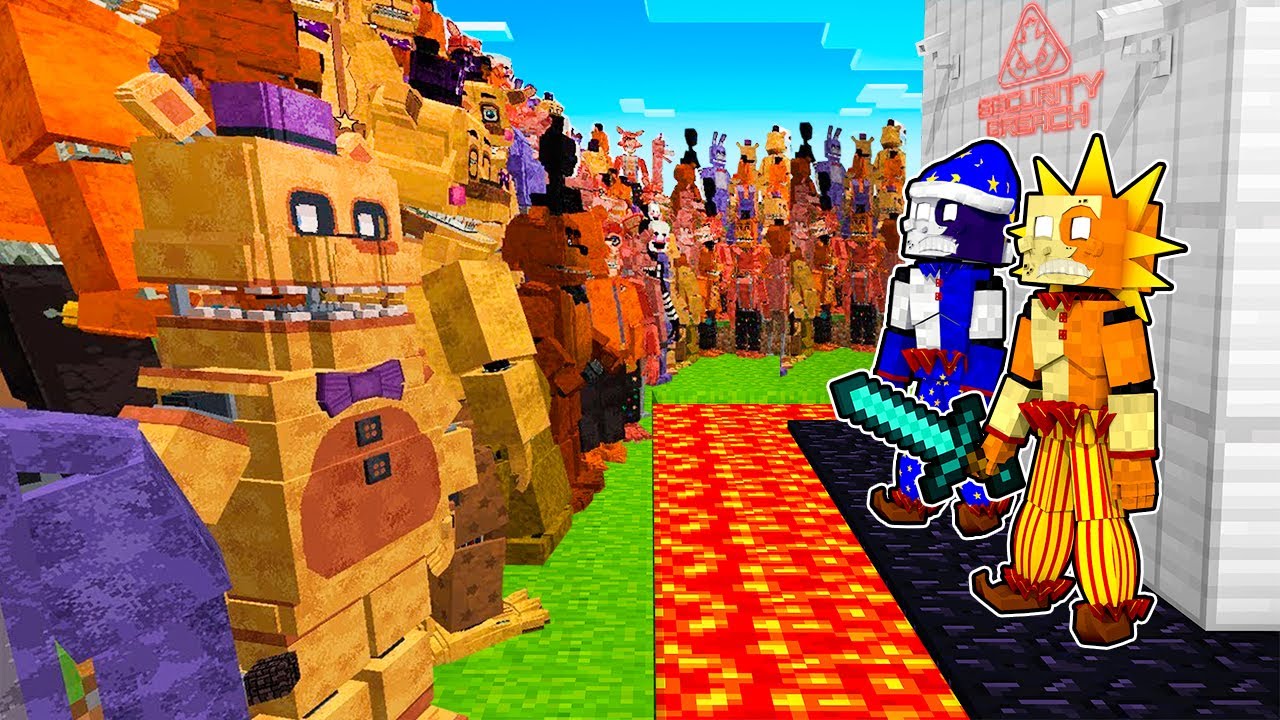 Sun and Moon Open a MINECRAFT WORLD