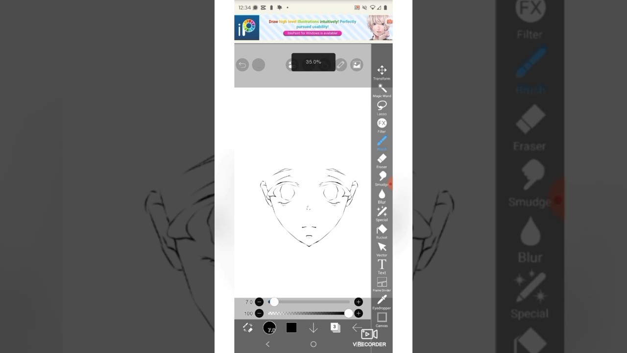 How draw kny face #foryou #anime #anime #foryou #art #artdrawing #kny
