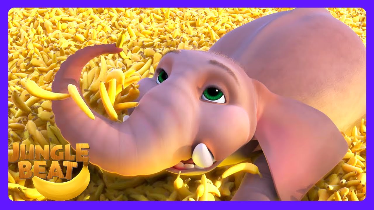Jungle Beat - Missä banaanit ovat? | Lastenohjelmat | WildBrain Eläintarha