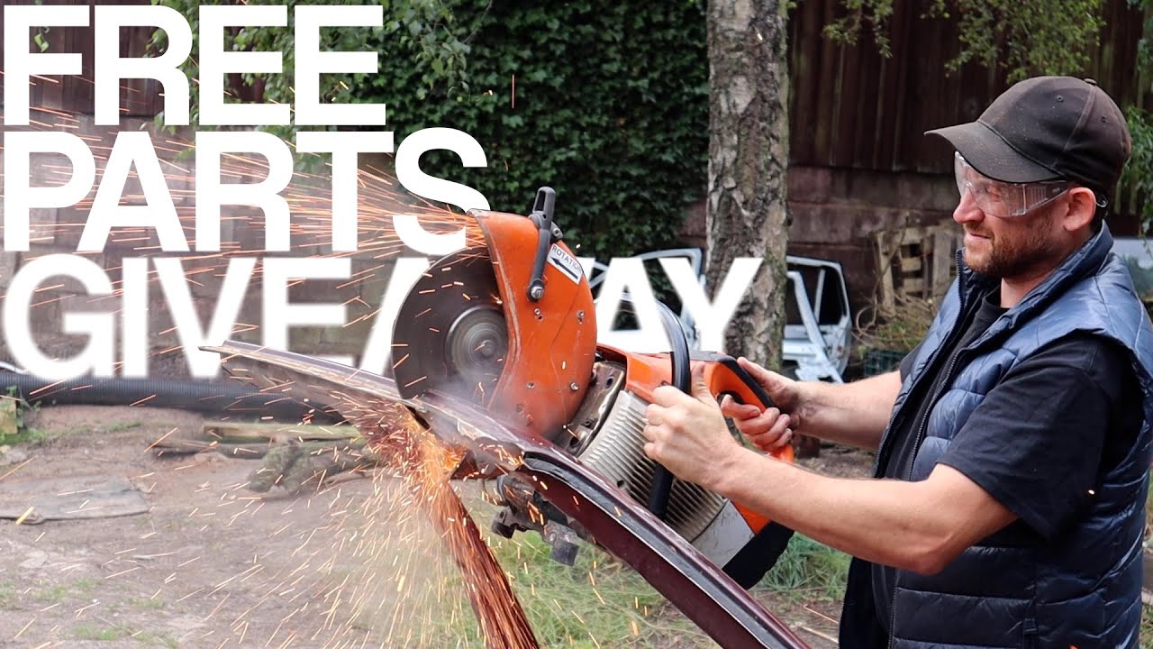 Ep.18 - CHOPPING up Sapphire Cosworth DONOR CAR! FREE parts available! New Car Rotisserie Arrives!