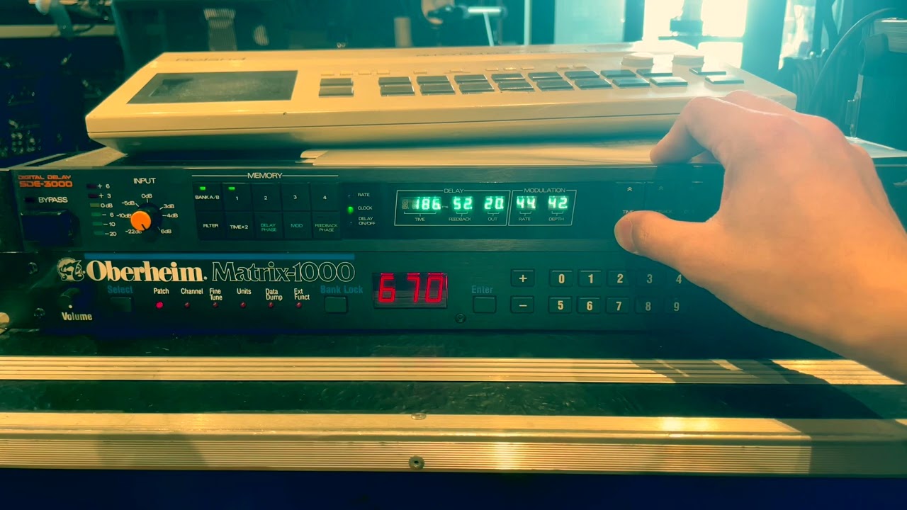 Roland SDE3000 &times; Oberheim Matrix1000