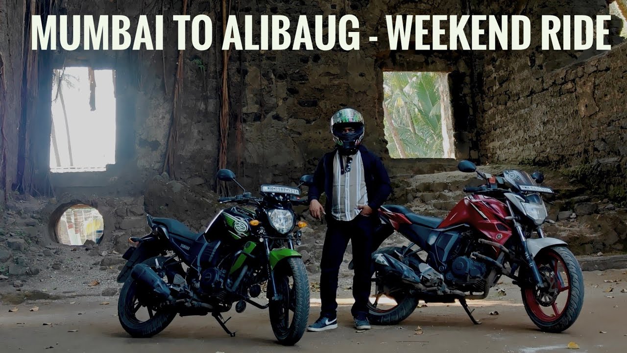 Mumbai to Alibaug by Road on Yamaha FZ-S | Weekend Bike Ride.