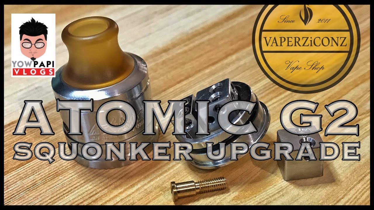 Squonker Upgrade BF pin Atomic G2 atomizer by MCV Philippines