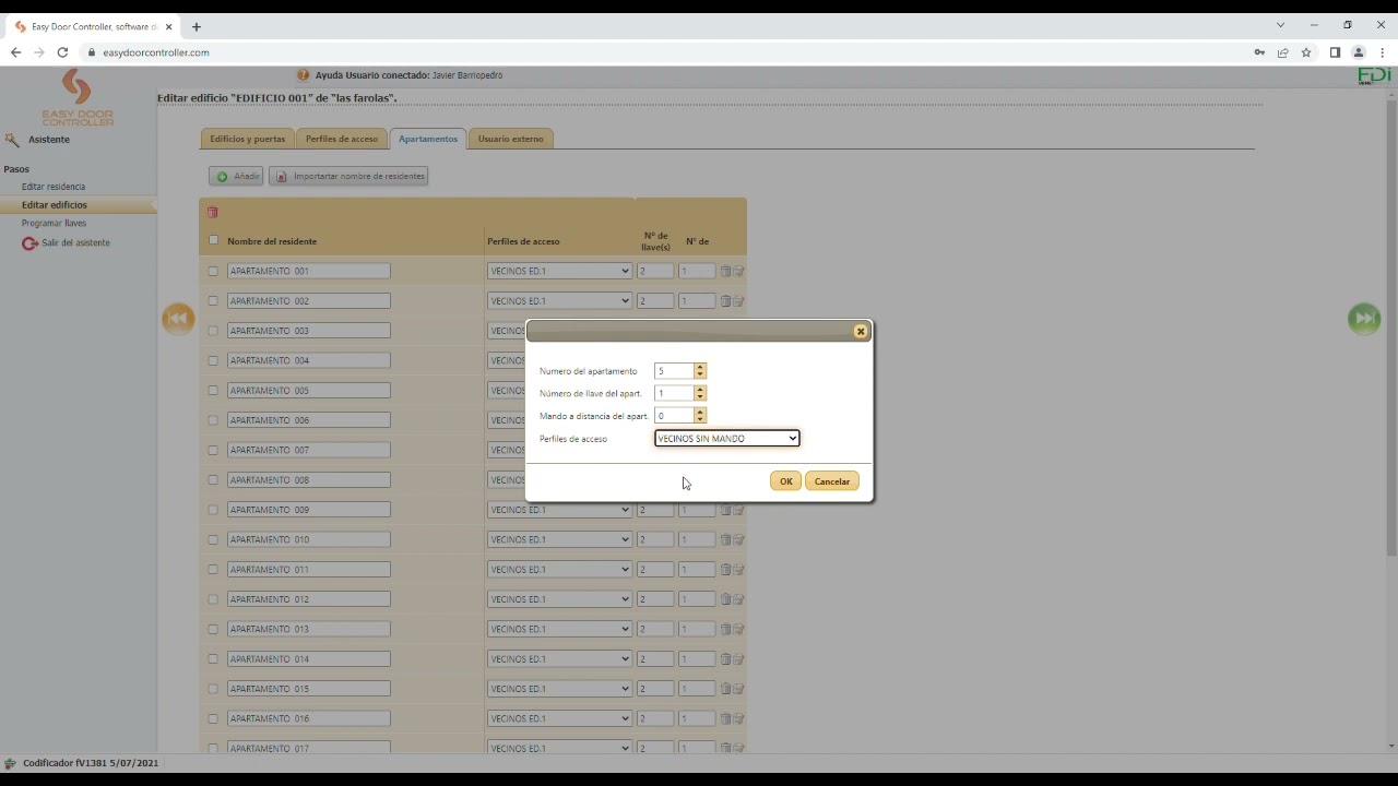 Tutorial Control Accesos EasyDoor Aprimatic