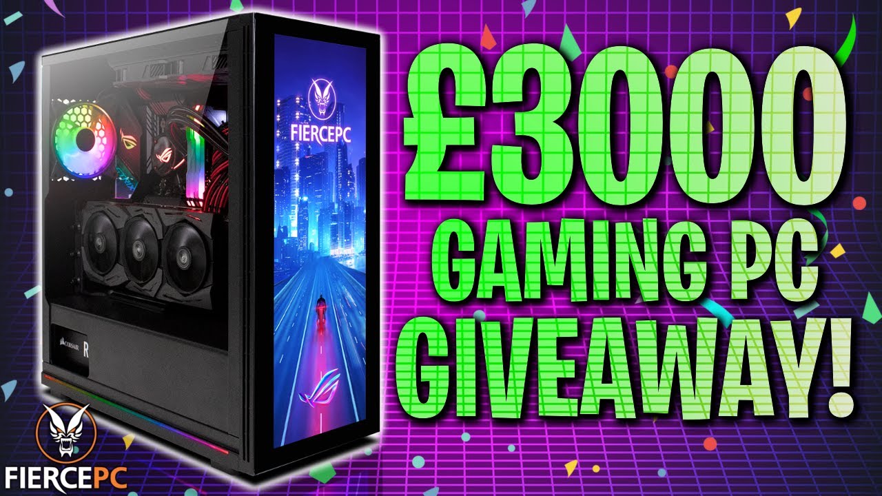 Fierce PC &pound;3000 Gaming PC GIVEAWAY!!! | Lumina Cyber Rider - Ryzen 9 3900XT, RTX 2080 Super