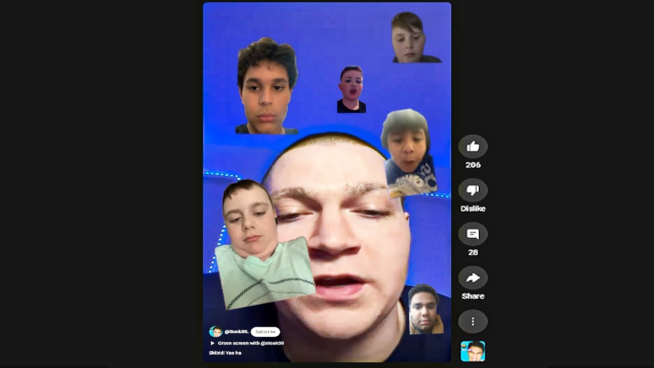 the green screen kids are attacking