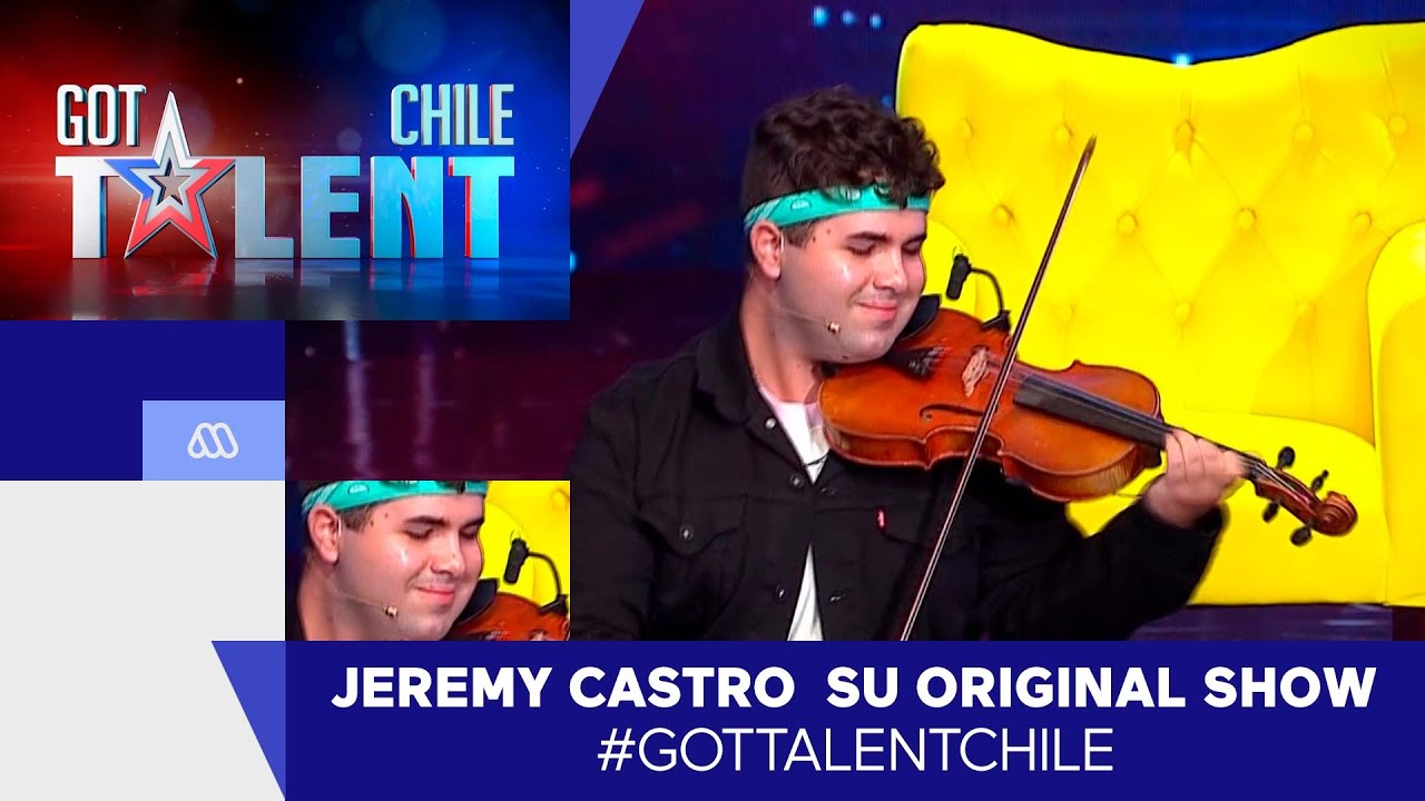 Jeremy Castro impactó con un original show que mezcló el canto con el violín / #GotTalentChile 2021