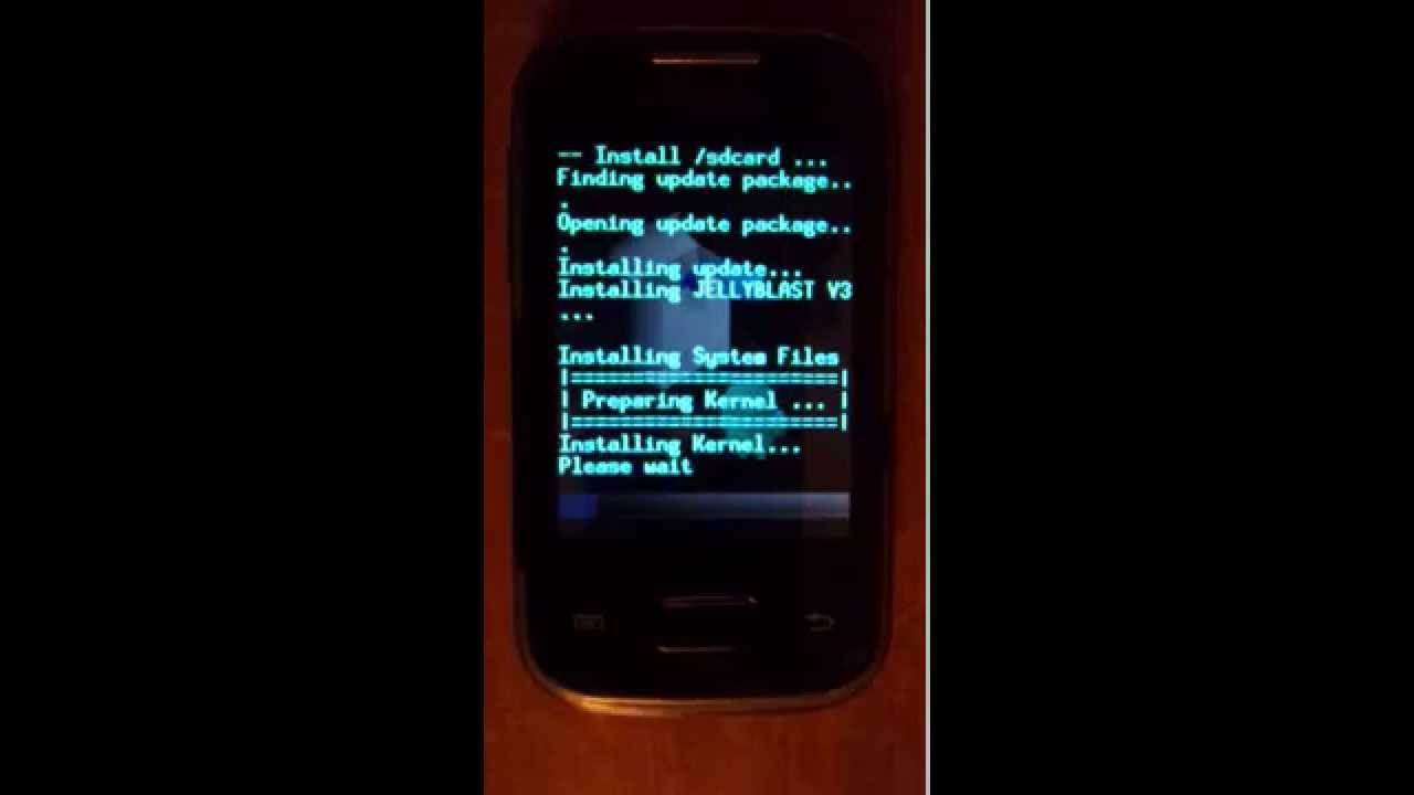 Jelly Bean 4.1.1 on Samsung GT-S5300 (Galaxy pocket)