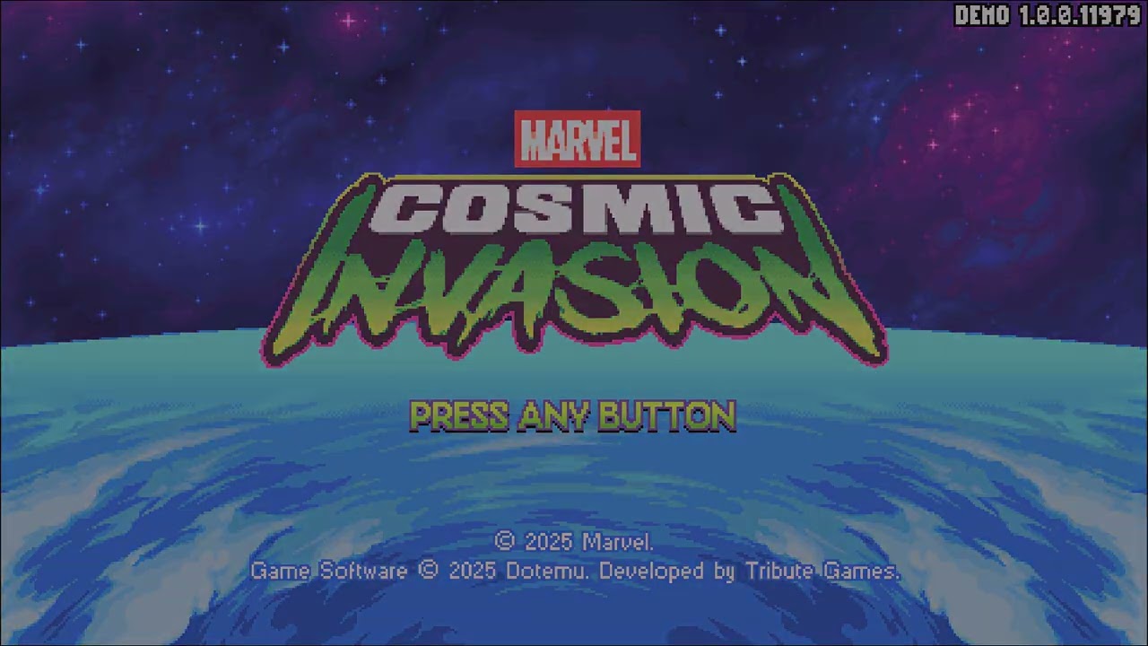 Marvel Cosmic Invasion Demo - Intro / Menu - Music
