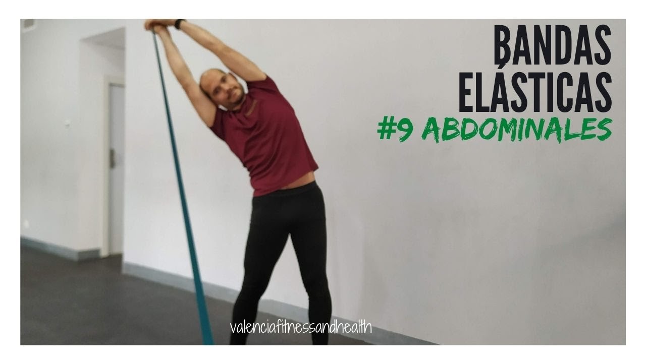 🔥 ABDOMINALES con GOMAS elásticas | Ejercicio en CASA para tu abdomen