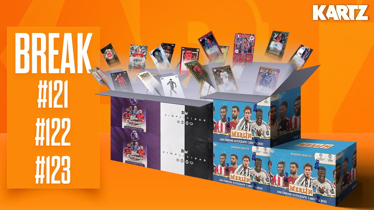 BREAK #121 #122 #123 | Topps Merlin 25/26 x3 | Topps Simplicidad 24/25 x2 | Chrome EPL 25/26 x2