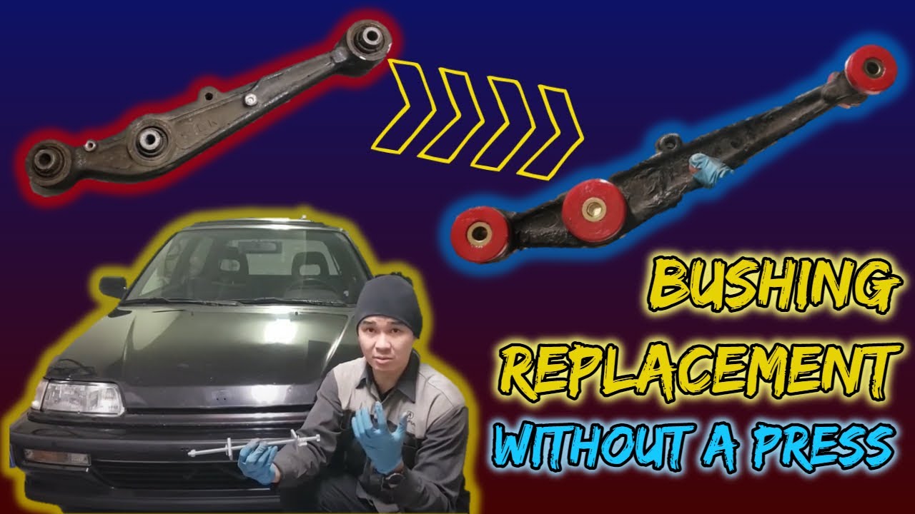 [Bushing Replacement] How to Replace Rear Lower Control Arm Bushings WITHOUT a Press!