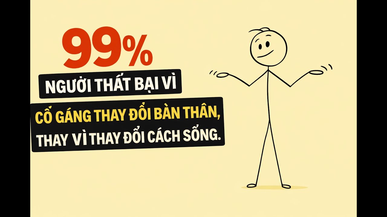 99% người thất bại vì cố gắng thay đổi bản thân.