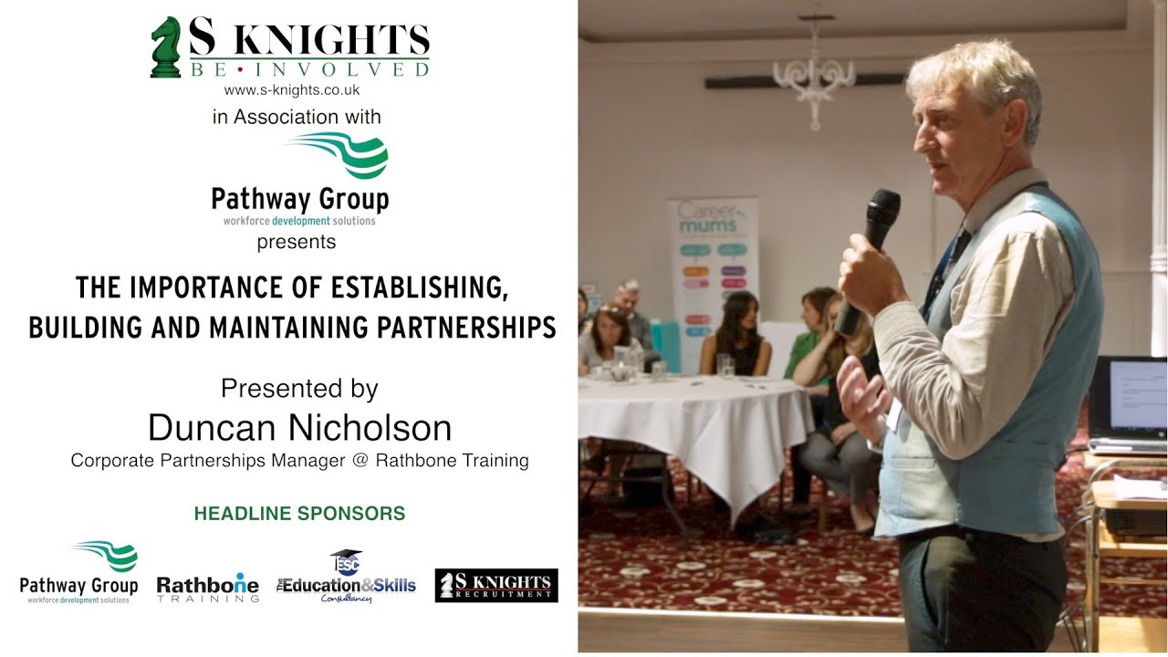 Building Partnership opportunities a presentation by Duncan Nicholson