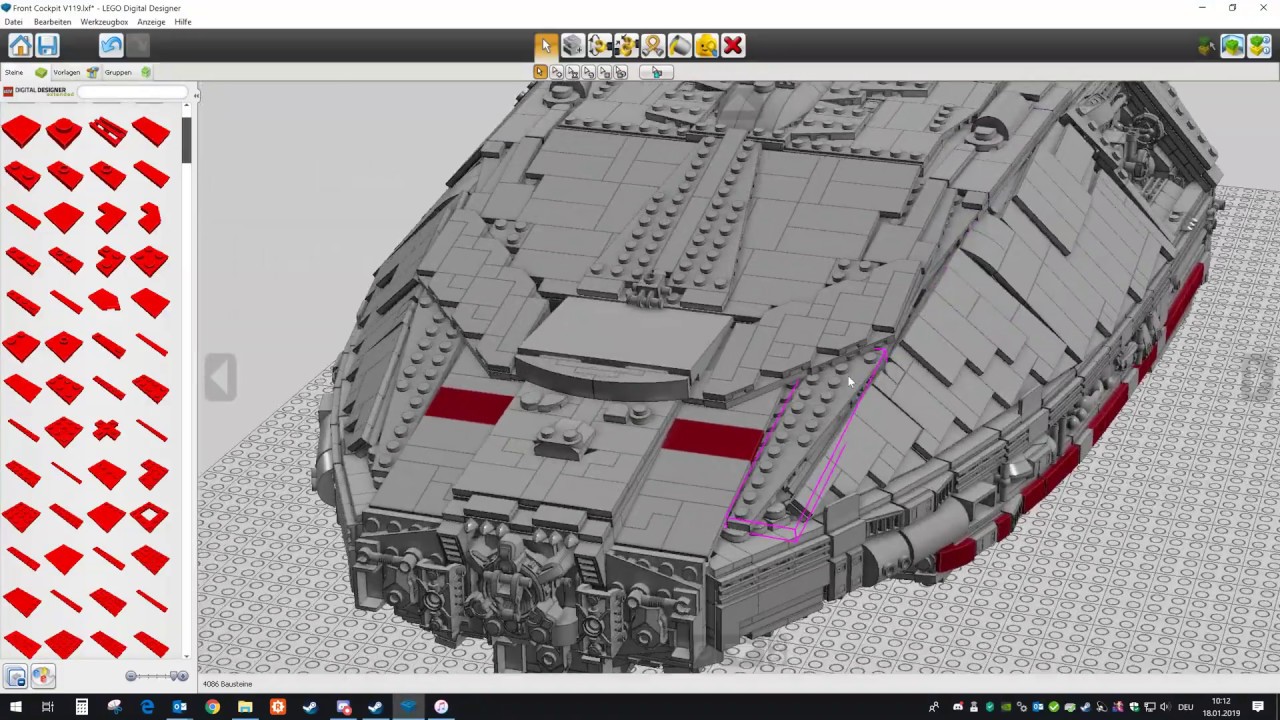 Battlestar Galactica Front work in progress