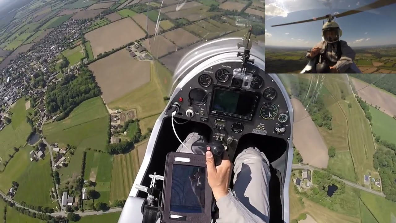 Drei Grundmanöver des Gyrocopter