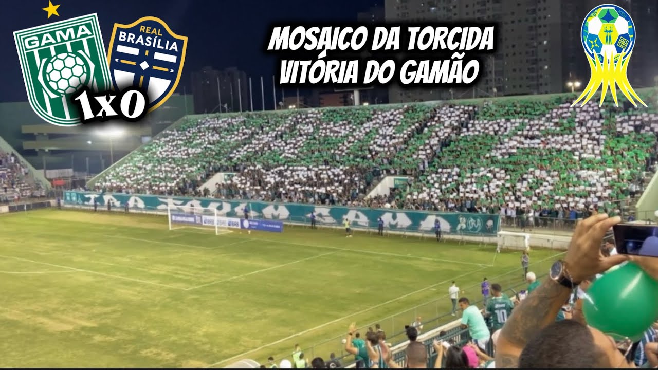 COM FESTA E MOSAICO DA TORCIDA, O ATUAL CAMPEÃO GAMA ESTREIA COM VITÓRIA NO CANDANGÃO 2026! 