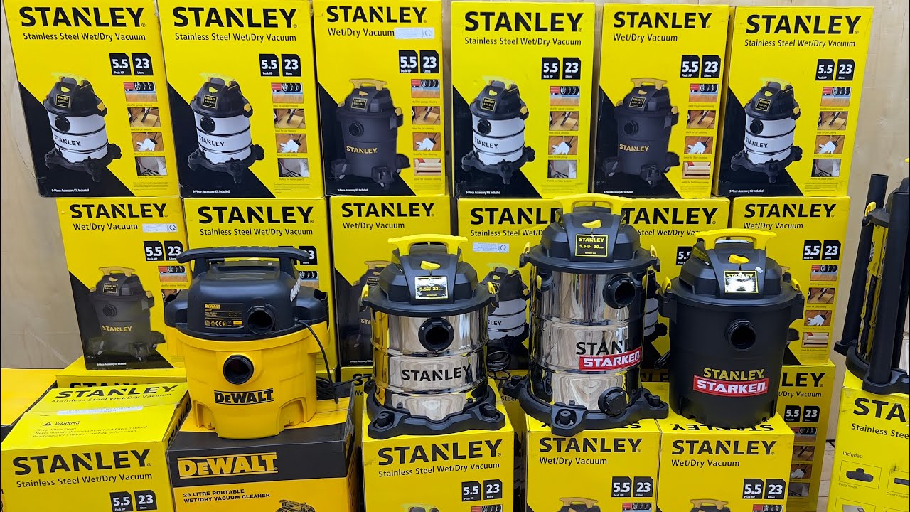 MÁY HÚT BỤI CÔNG NGHIỆP STANLEY CHÍNH HÃNG MỸ. HÚT KHÔ, ƯỚT VÀ THỔI. SIÊU MẠNH. LH: 0766.90.98.98