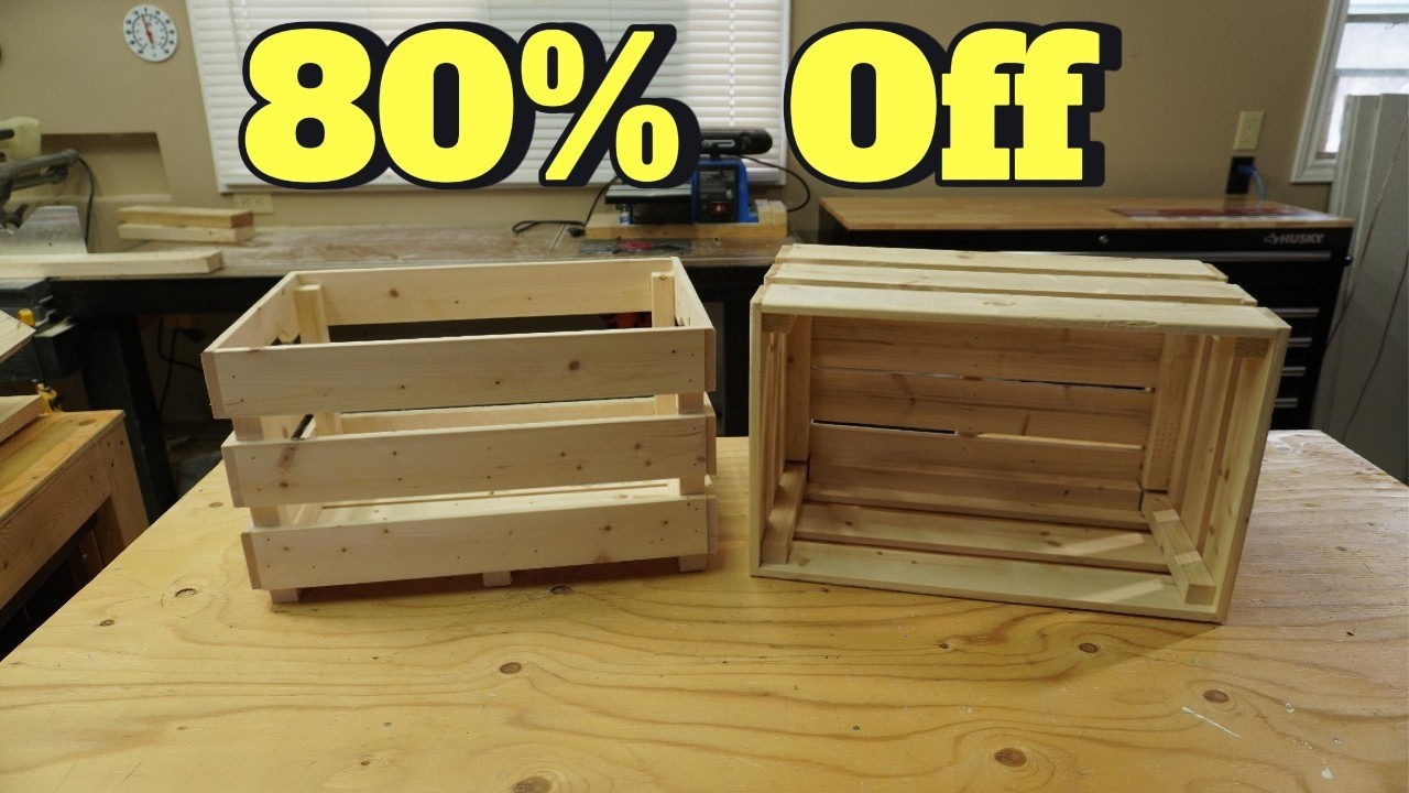 IKEA wanted $20 for this Crate. I Built it for $4.