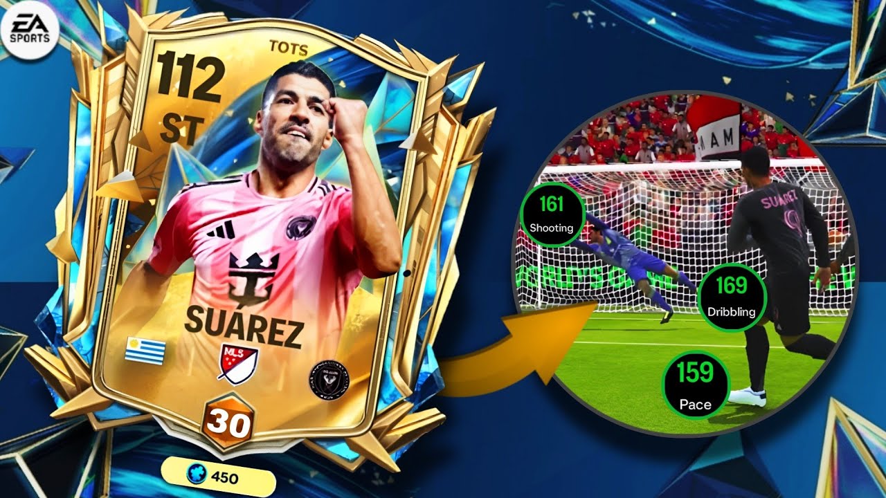 THIS UTOTS LUIS SUAREZ IS BEAST STRIKER ⁉️|| FULL REVIEW GAMEPLAY UTOTS EVENT || FC25 MOBILE