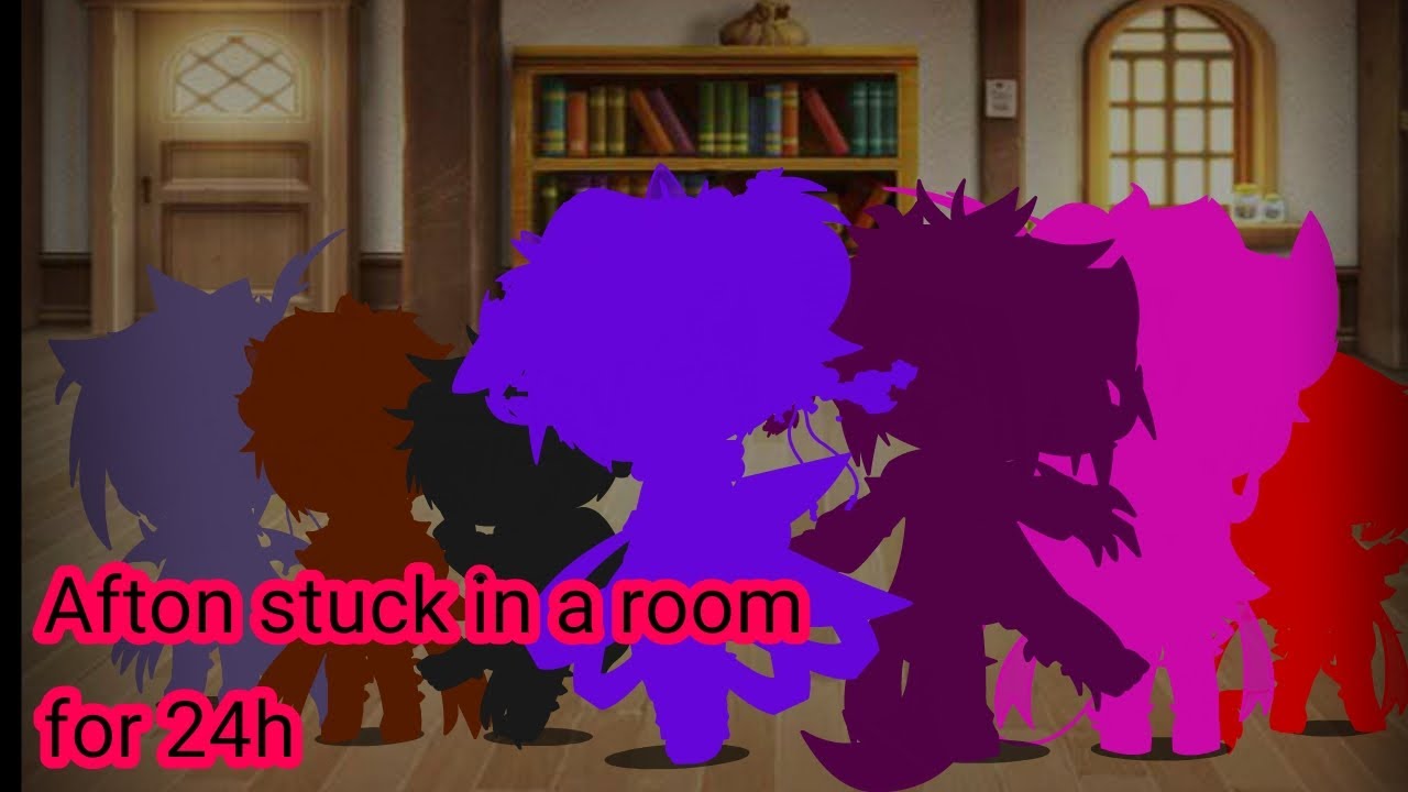 Afton stuck in a room for 24h/ gacha club/gacha FNAF💀/