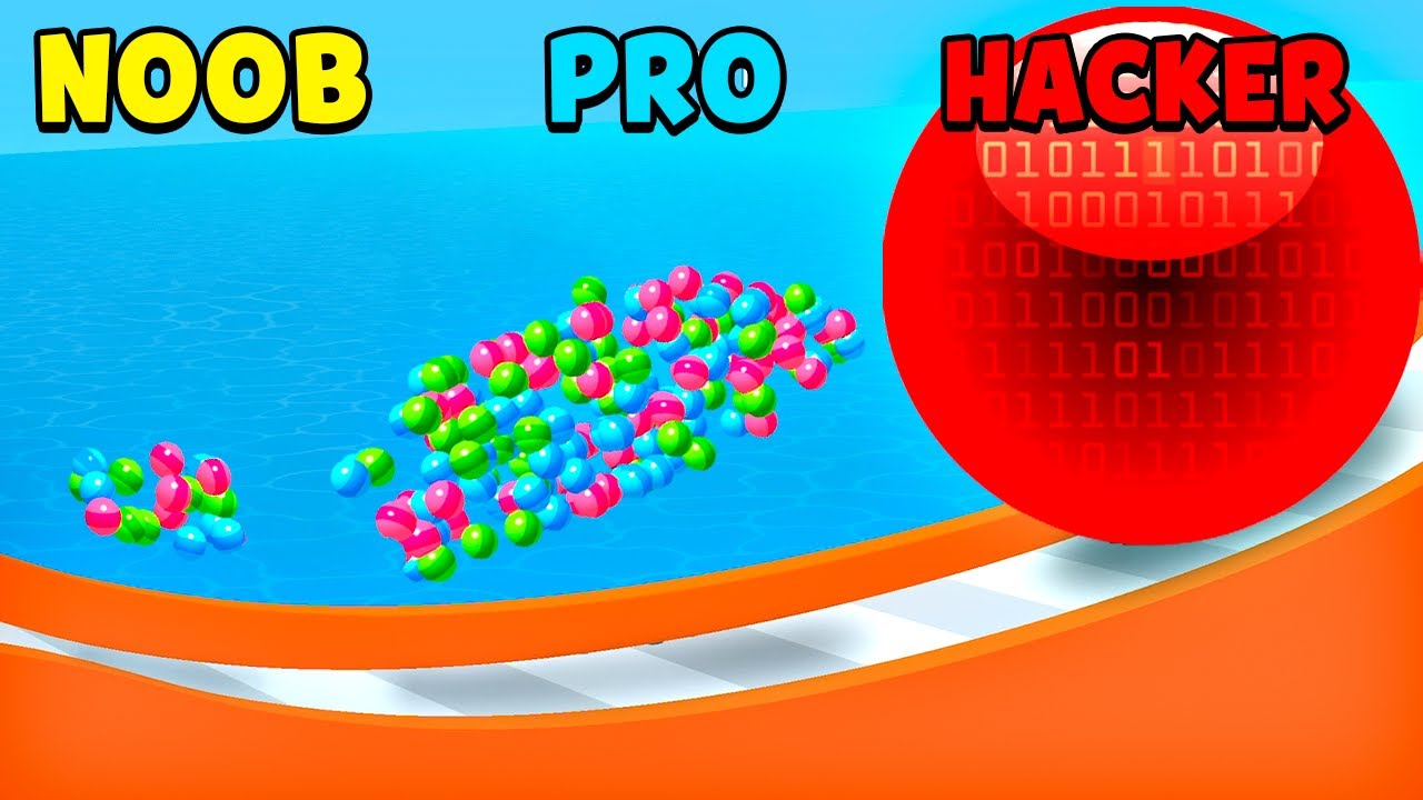 NOOB vs PRO vs HACKER - Balls go High