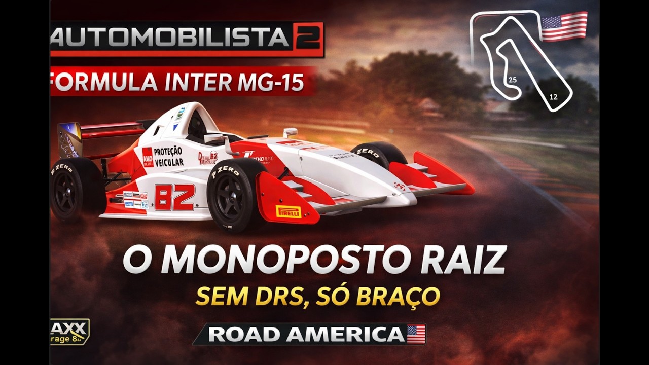 Automobilista 2 - Formula Inter MG-15 - Road America - i5-14600K - RTX 5070 - 4K