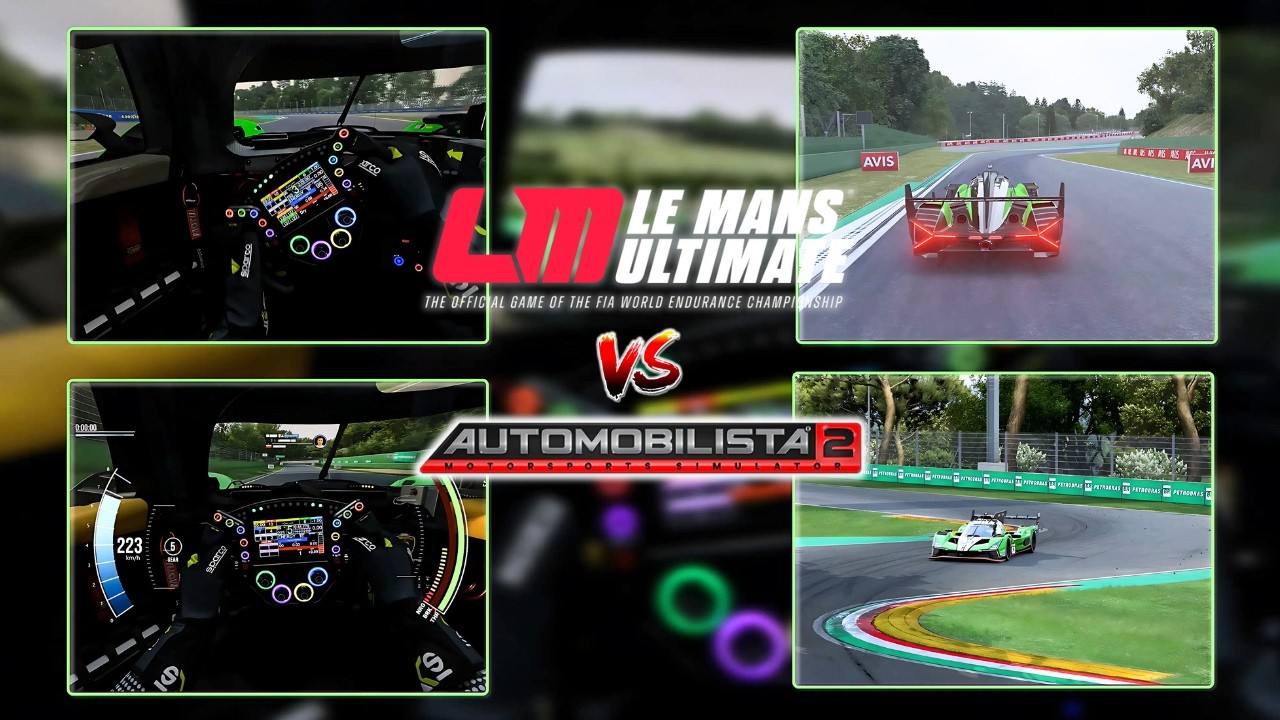 Le Mans Ultimate vs AMS2 which LMDh is better