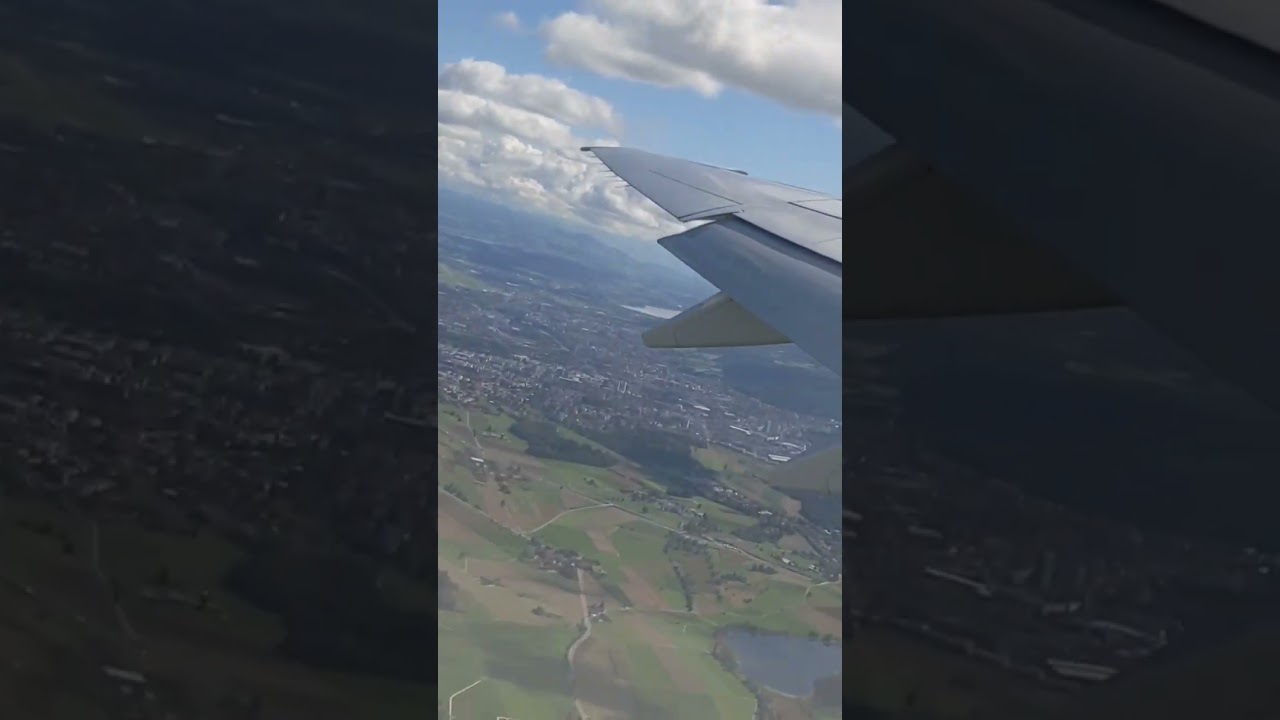 Take off from Zurich Airport 