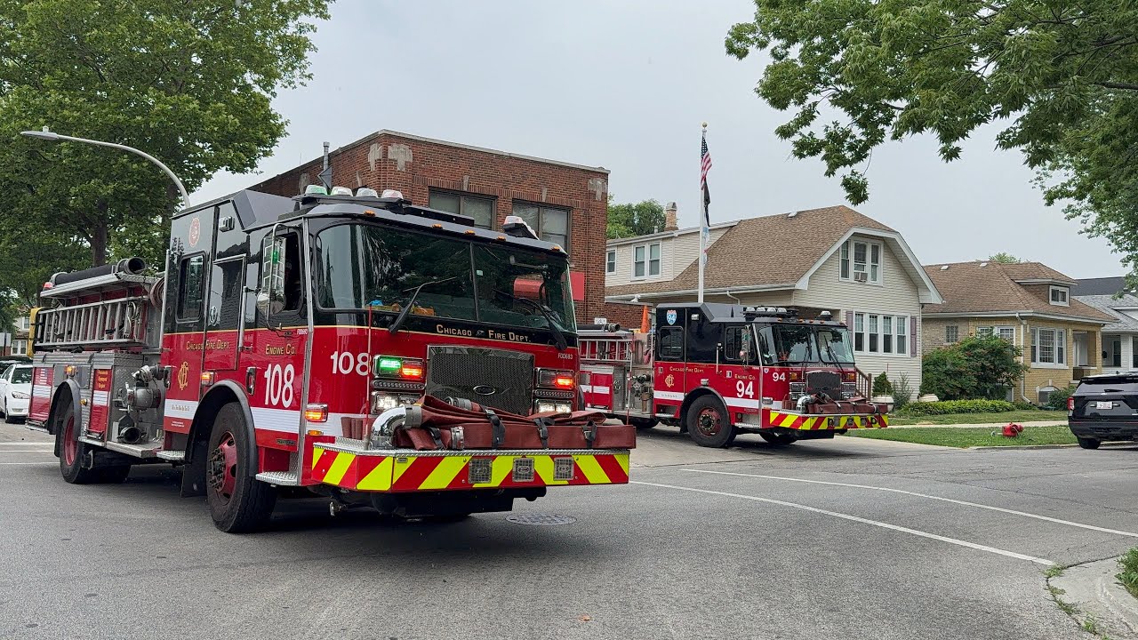 chicago fire department companies at Engine 94 for firefighters last day