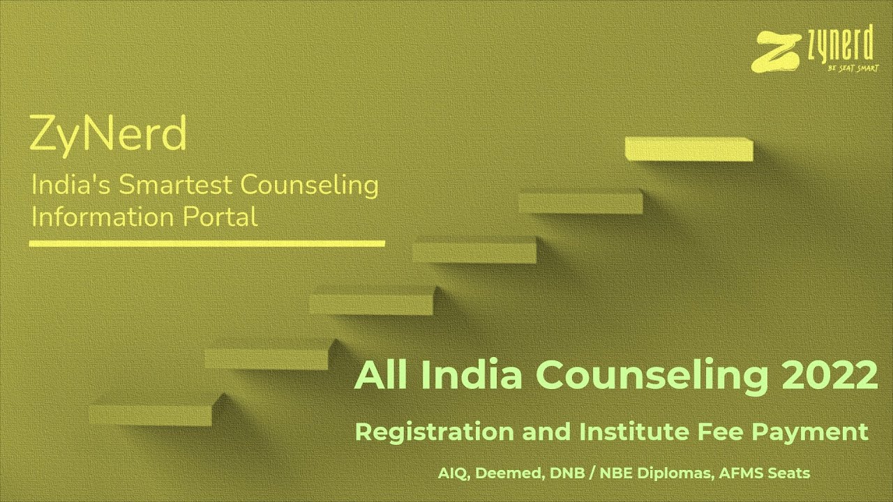 NEET PG 2022 Counselings - Fee Payment - Registration & Institute Payment