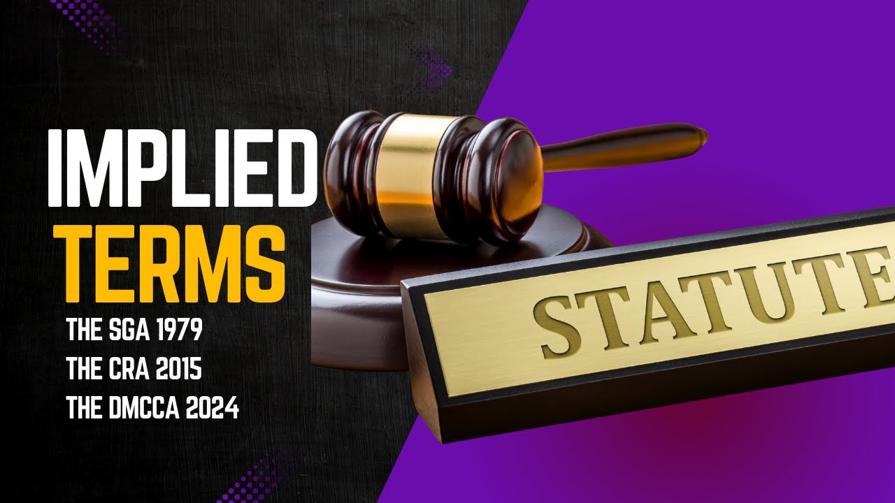 Terms Implied by Statute - SQE1 Contract Law Revision