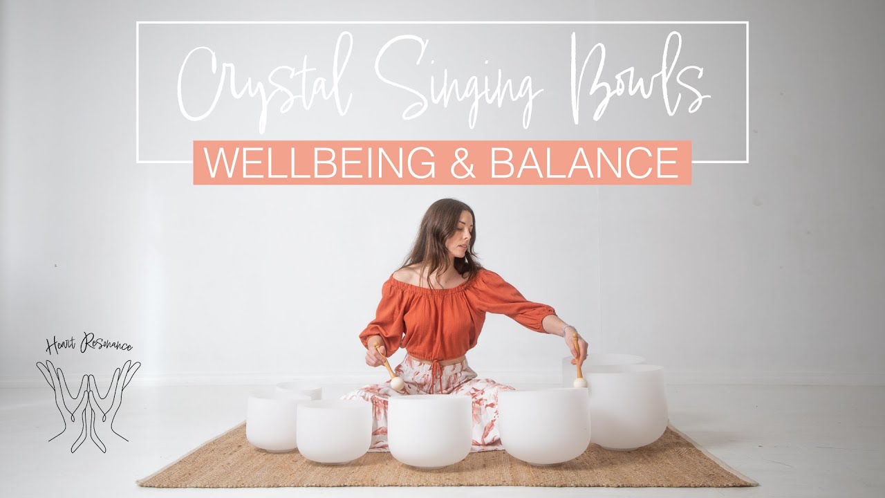 432hz Crystal Singing Bowl Sound Healing for Nervous System Balance and Wellbeing