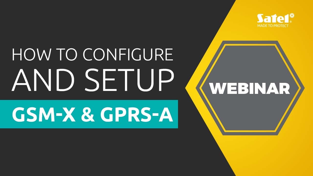SATEL Webinar: How to configure and setup SATEL communication modules using GX Soft?