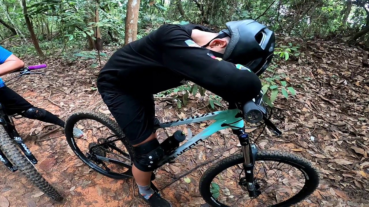 Polygon Siskiu T8 Maiden Ride Singapore - Accompany Epul to ride at Chestnut Trail