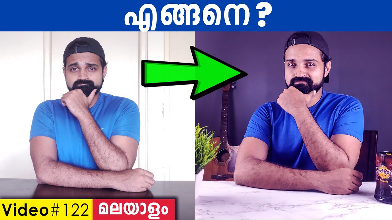 How I shoot my Youtube Videos with a Phone Camera (Malayalam) | My Studio Setup Tour