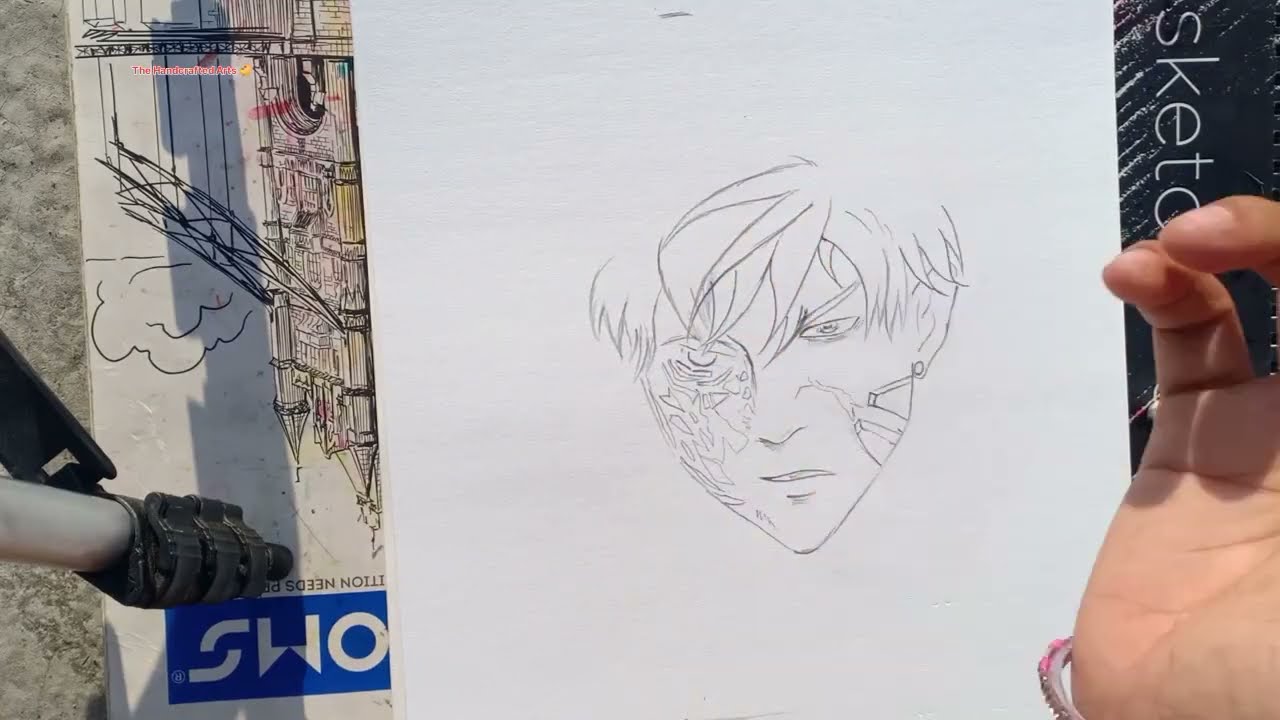 Genos Drawing | One Punch Man Anime Art | Step by Step Sketch