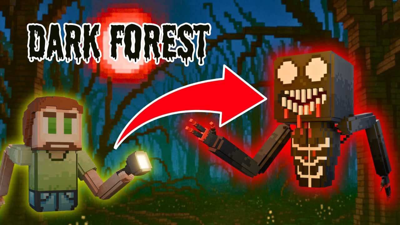 Building A Dark Forest In Minecraft VR