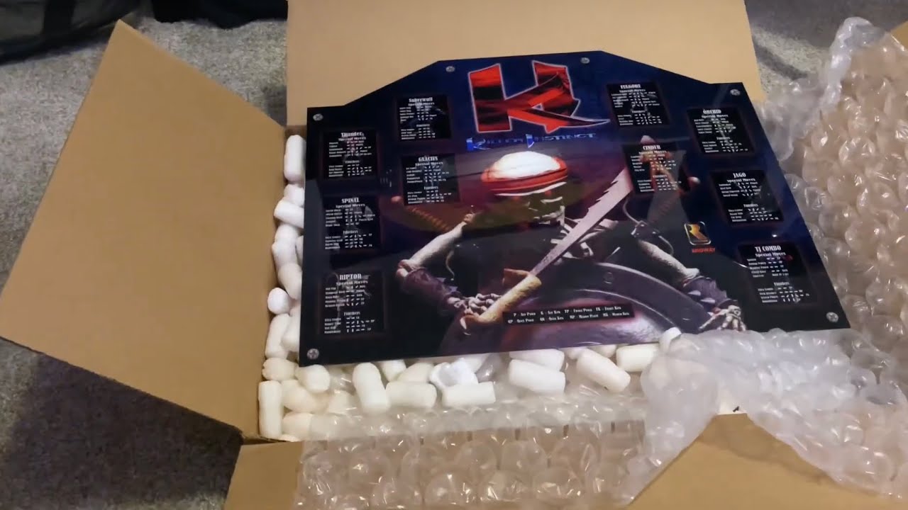 Arcade 1up Killer Instinct Acrylic Topper from Szabó’s Arcade Unboxing & Install