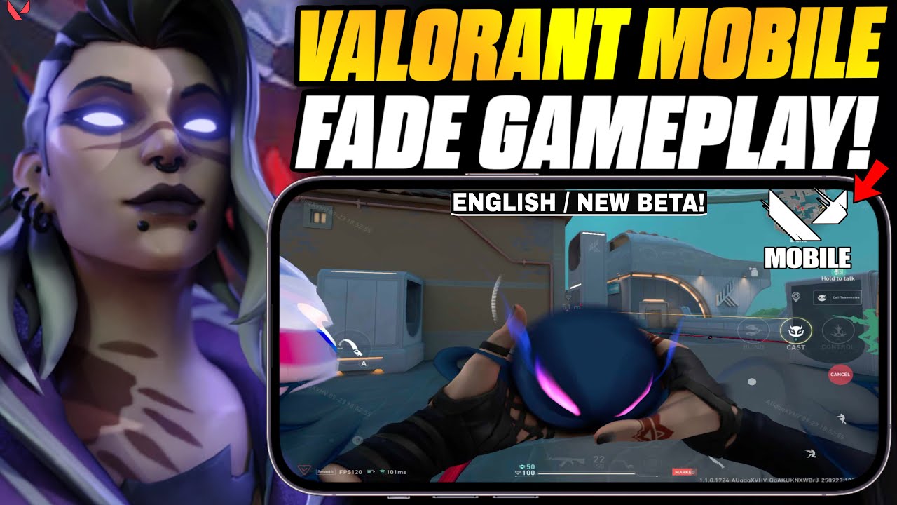 FADE - Gameplay ON VALORANT Mobile (English Beta) New Map!🔥