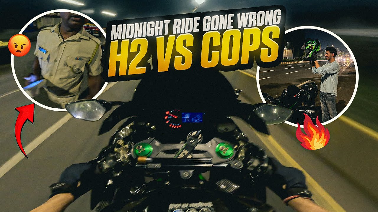 Ninja H2 Night Run Turned Into Chaos