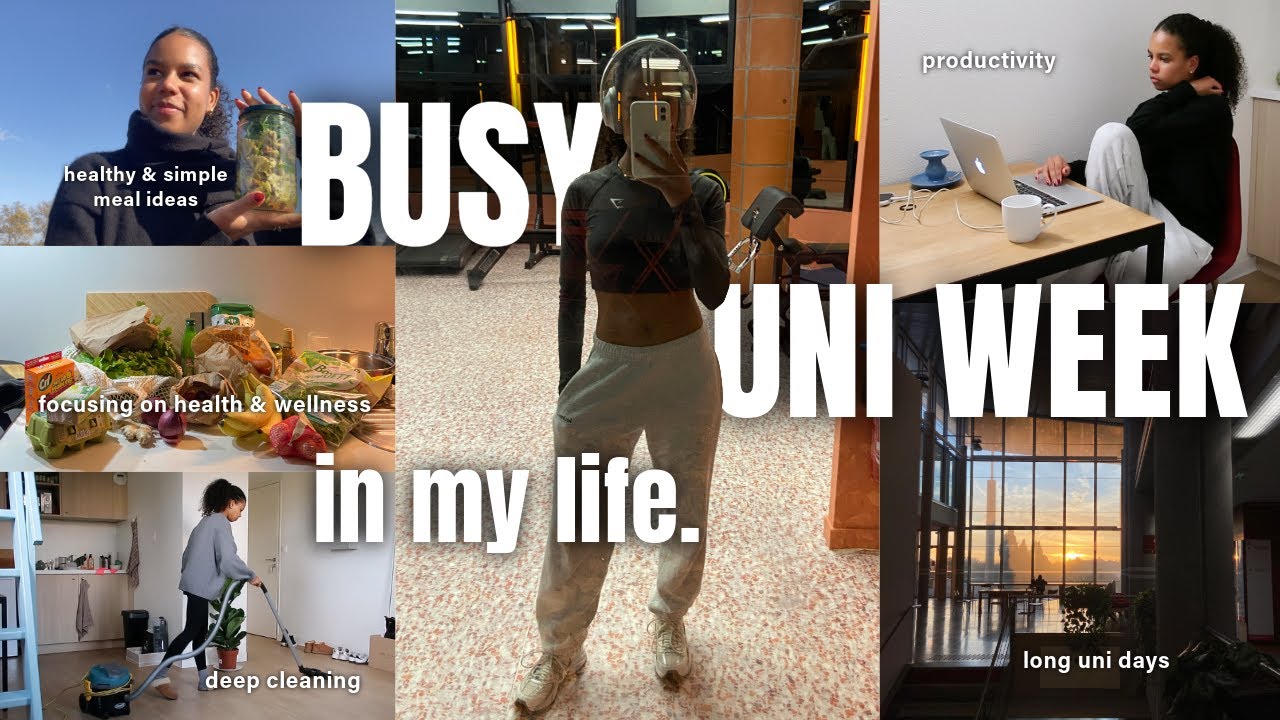 UNI VLOG | a realistic & busy week in the life of a student living in Toulouse, France.