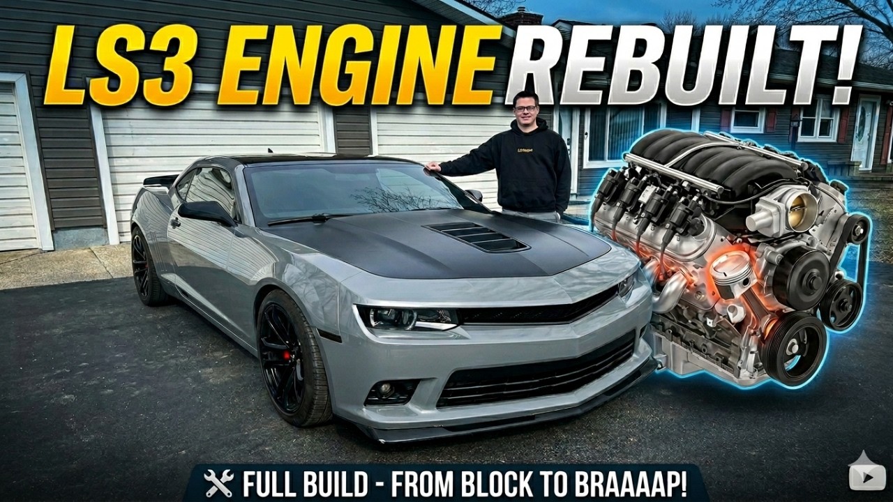 Сборка двигателя LS3 с увеличенным ходом поршня (416 Stroker). Camaro SS 1LE 5-го поколения.