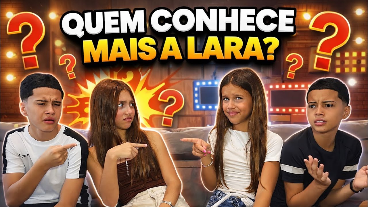 QUEM CONHECE MAIS A LARA ? ANTÔNIO OU MAFE ? MELHOR AMIGO OU MELHOR AMIGA 😱