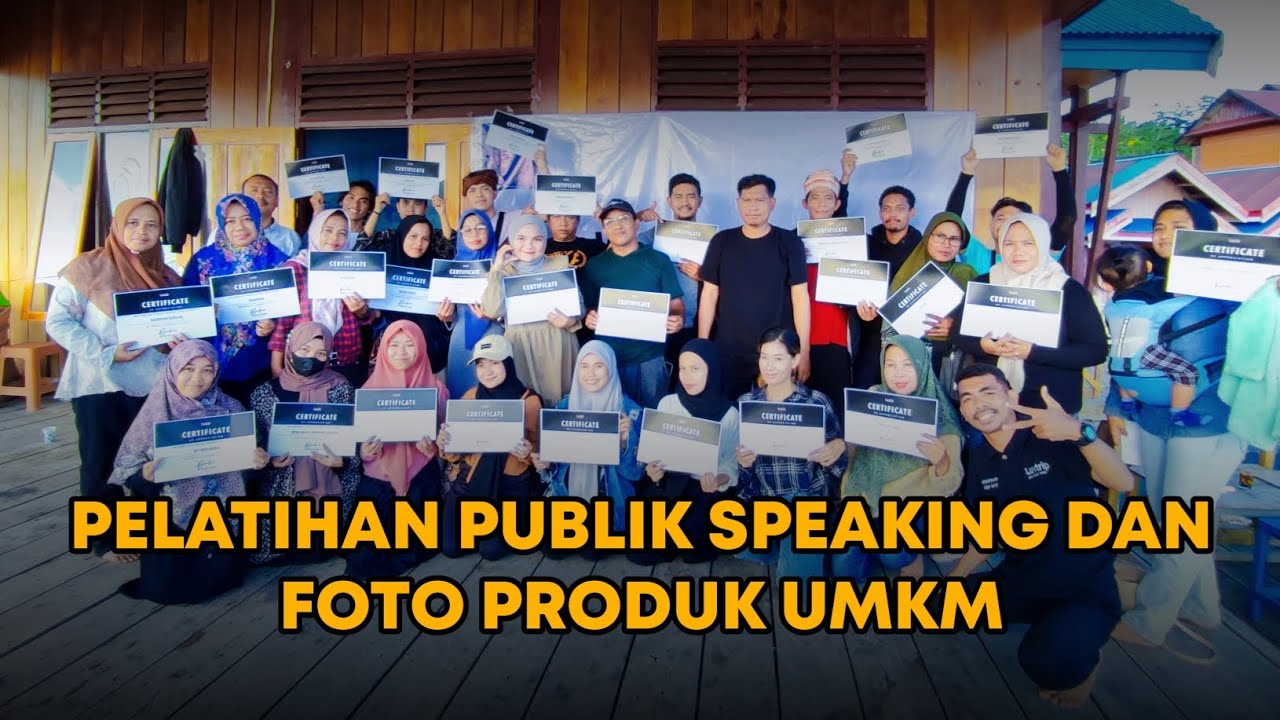 Luvtrip Gelar Pelatihan Publik Speaking dan Teknik Fotografi Produk #sultra #umkm