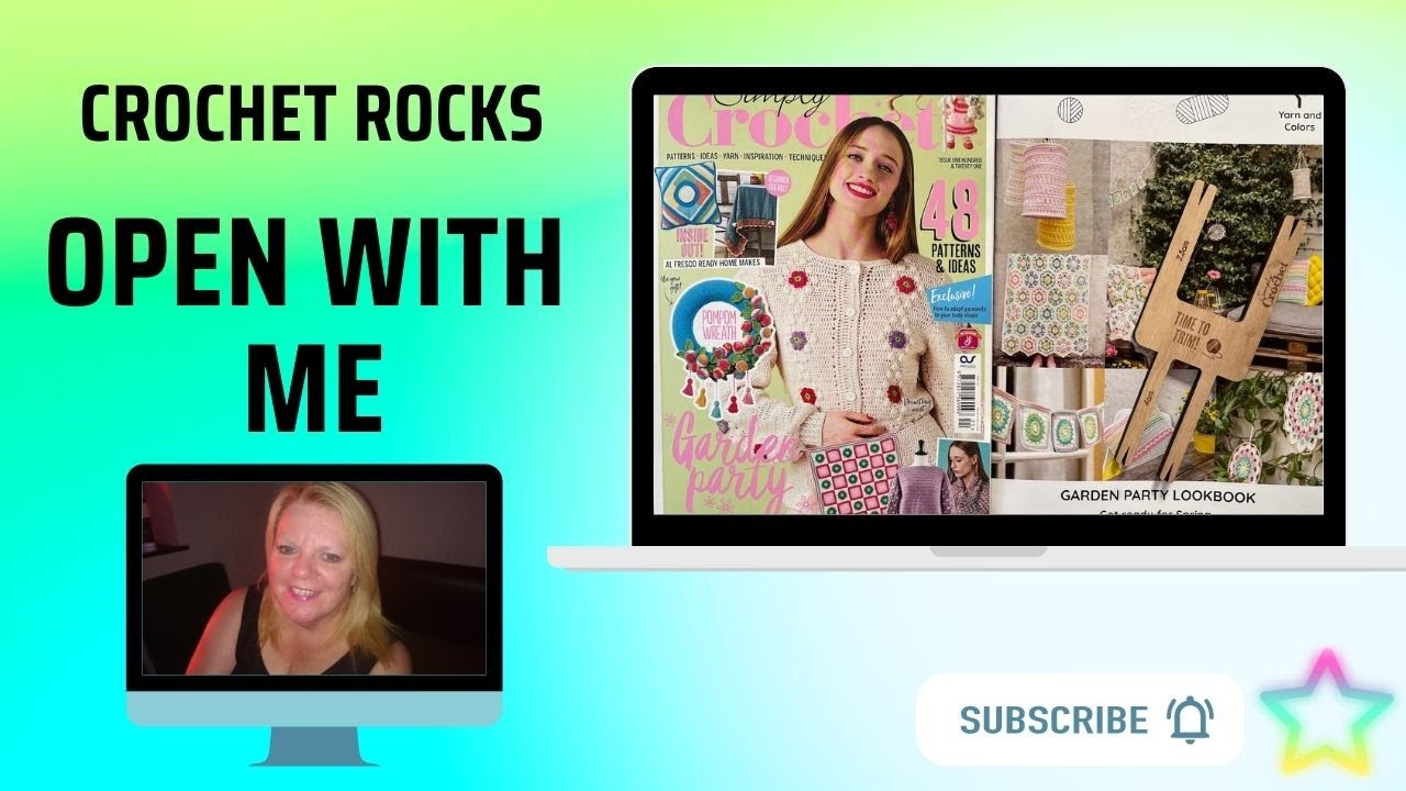 Open With Me No 53 Simply Crochet Magazine Issue 121 & Free Gifts