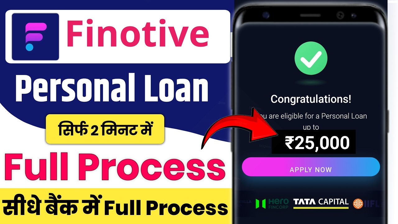 Finotive Personal Loan - NBFC Registered Fast Approval | Finotive Loan App | New Loan App 2026