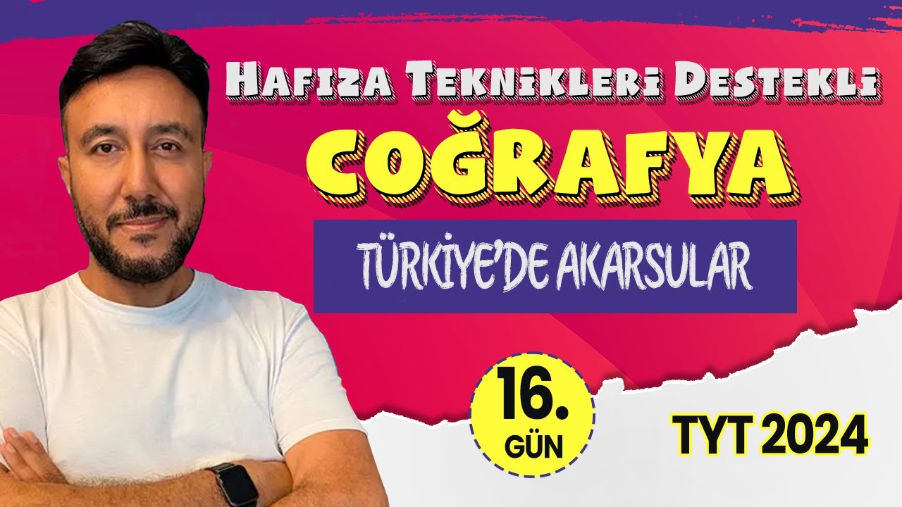🏆 KAMPPLUS 16. GÜN |Türkiye'de Akarsular | Mehmet Eğit  #tyt2024  #tytcoğrafya