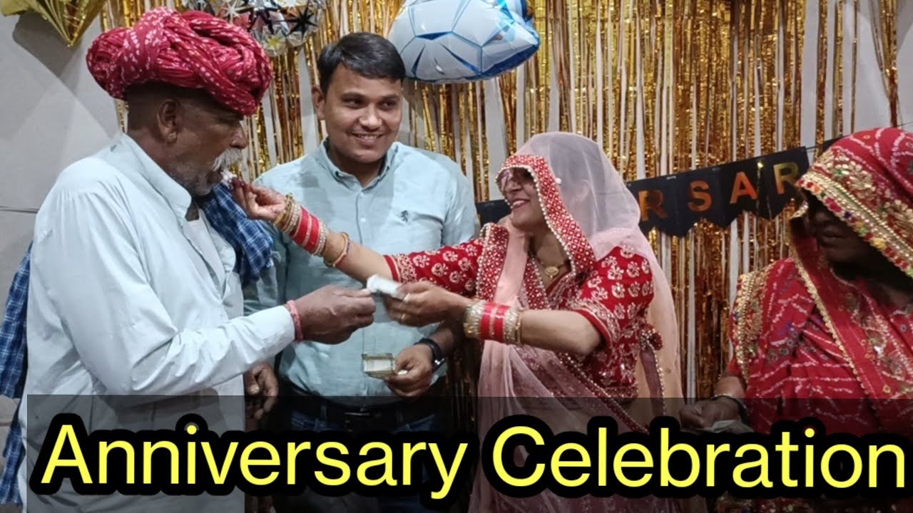 Mr.&Mrs.KR Saini 1St Marriage Anniversary Celebration With Family & Friends #kreducationhub